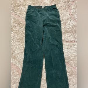 Faherty Sea Moss green Stretch cord Julianne pants, size 29, worn 1x